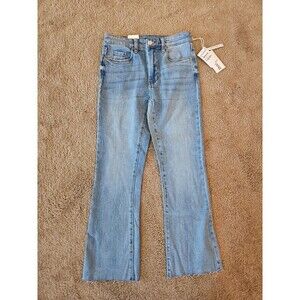 Blank NYC Varick Kick Flare Jeans Light Denim Size 25